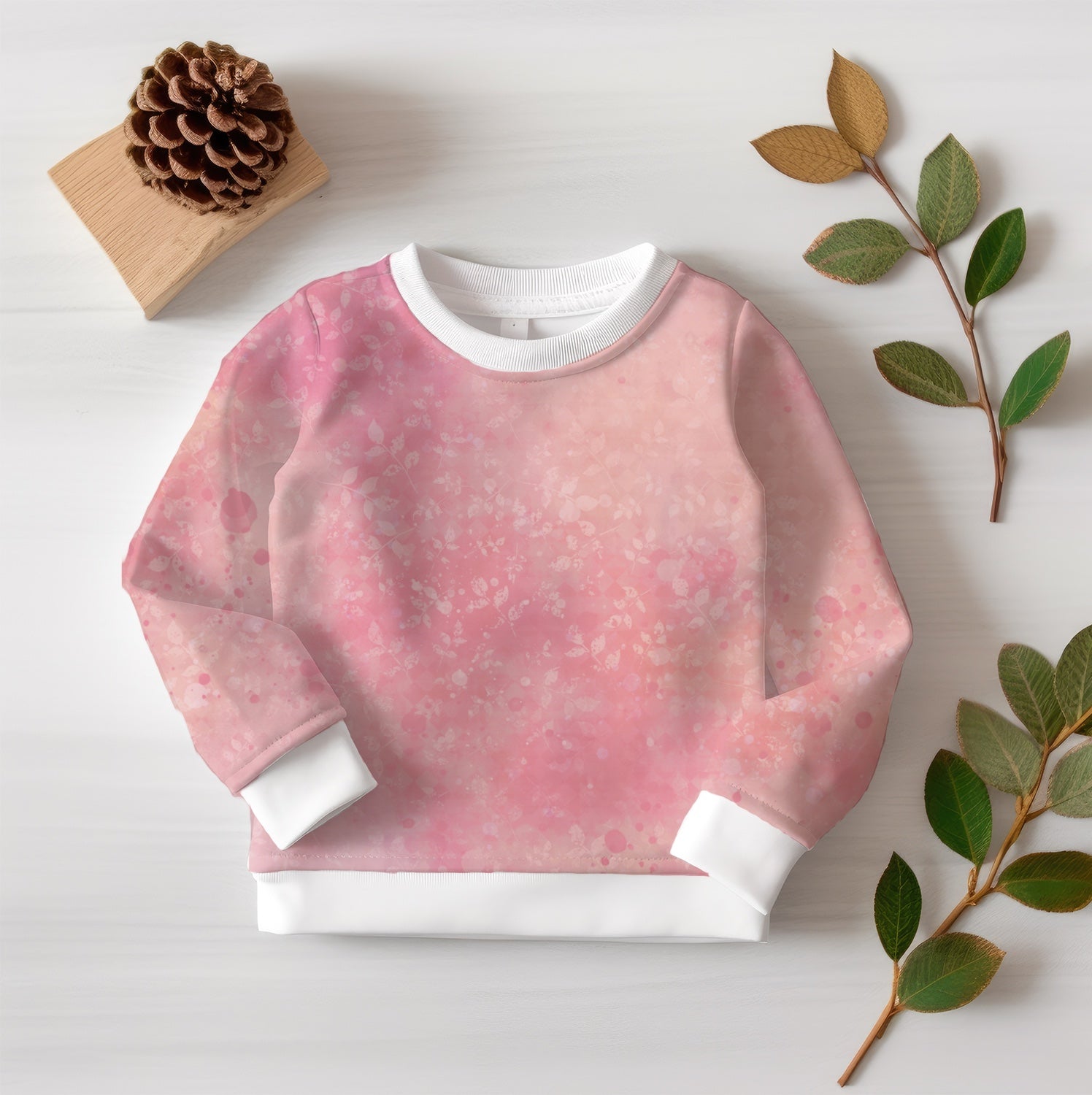 Kleine Rosa Blätter Dauervorbestellung